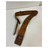 Leather shotgun shell Ammo Belt. About a size 40