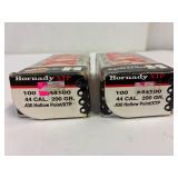 Hornady 44  Cal.  200 Bullets. 2 boxes unopened