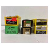 7mm Bullets assorted. 6 partial boxes