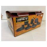 Black Enamel camping Set  Unused