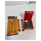 Muzzle loading 50 cal bullets.