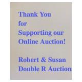 Thank You for supporting our online auction!