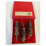 Hornady 40 cal S&W reloading dies.