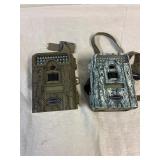2 Moultrie Trail Cameras they use C batteries