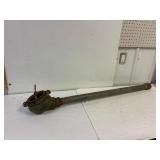 Well pump extension for filling a trough