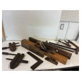 Antique woodworking tools.