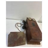 Northern Electric telephone. Parts of.
