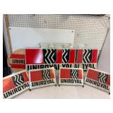 Uniroyal tire metal advertising