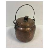 Copper pot hand forged. 8' tall