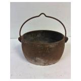 Oval Cast iron pot   10 x 7.5'. No lid