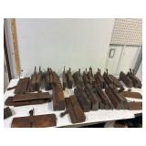 35 moulding planes.