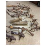 17 traps. Assorted. Various conditions