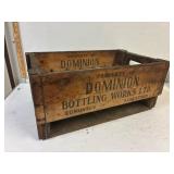 Dominion Bottling Works. Wood  crate
