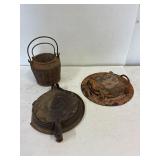 Cast iron pots and waffle makers. Need tlc