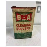 B-A solvent tin.