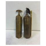 2 Pyrene bass fire extinguishers. 1 wall bracket