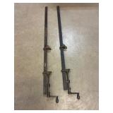 2 bar clamps. 3 ft.