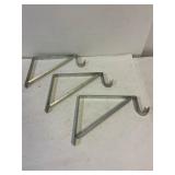 10' shelf  brackets. With rod feature