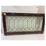 Lead Glass window. 40' x 21' framed