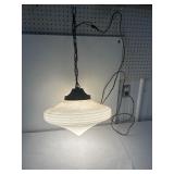 Antique hanging light fixture. Works.