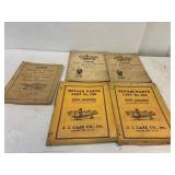 Case 132 and A155 Thresher parts catalogs