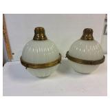 The Plume & Atwood Co. hanging light globes. Only