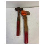 Hammer and a hatchet