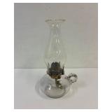 Coal oil finger lamp. 12' tall