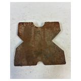 Press bed plate. 9' square. 1 1/4' thick