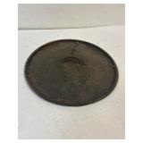 Cast iron lid. Stamped 13