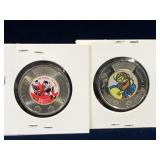 2022, 2025 Canadian Toonies