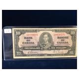 1937 Canadian $10 Bank Note