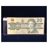 1991 Canadian $20 Bank Note