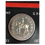 1973 RCMP Uncirculated Silver $1 Coin
