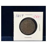 1859 Canadian Large Penny