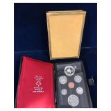 1975 Double Dollar Unc. Coin Set, 1 Silver Dollar