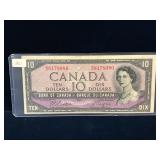 1954 Canadian $10 Bank Note