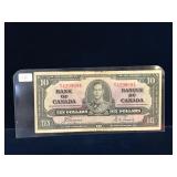 1937 Canadian $10 Bank Note
