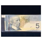 2006 Canadian $5 Bank Note