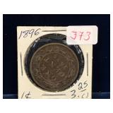 1896 Canadian Large Penny
