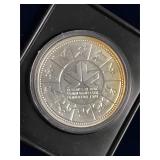 1978 Canada Games  Uncirculated Silver $1 Coin