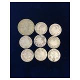 $1.05 in  Canadian Silver Coins