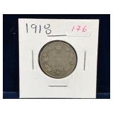 1918 Canadian Silver 25 Cent Piece