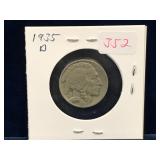 1935 D USA Buffalo Nickel