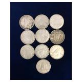 $1.00 in  Canadian Silver Coins