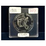 1983 Edmonton Canadian Silver Dollar