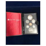 1981 Double Dollar Unc. Coin Set, 1 Silver Dollar