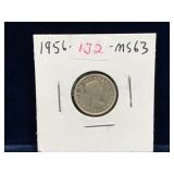 1956 Canadian Silver Ten Cent Piece