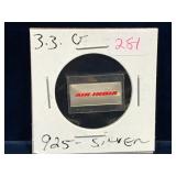 1981 Air India  3.3 Grams .925 Silver