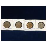 4 USA Dollar Coins